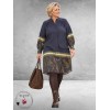 NOEN Longblouse/Jurk Blauw/Multi