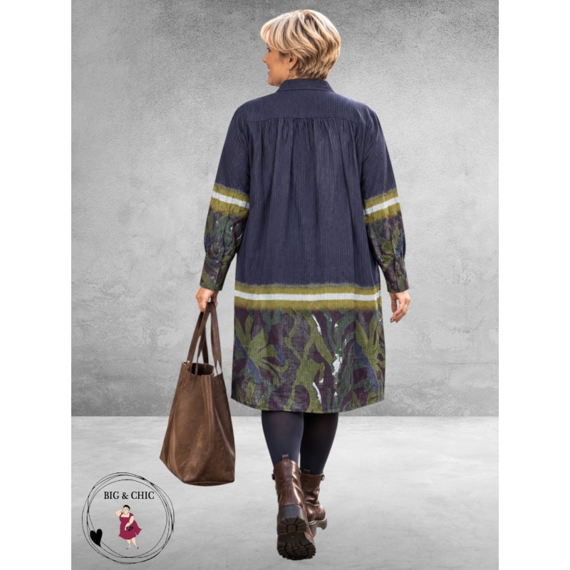NOEN Longblouse/Jurk Blauw/Multi