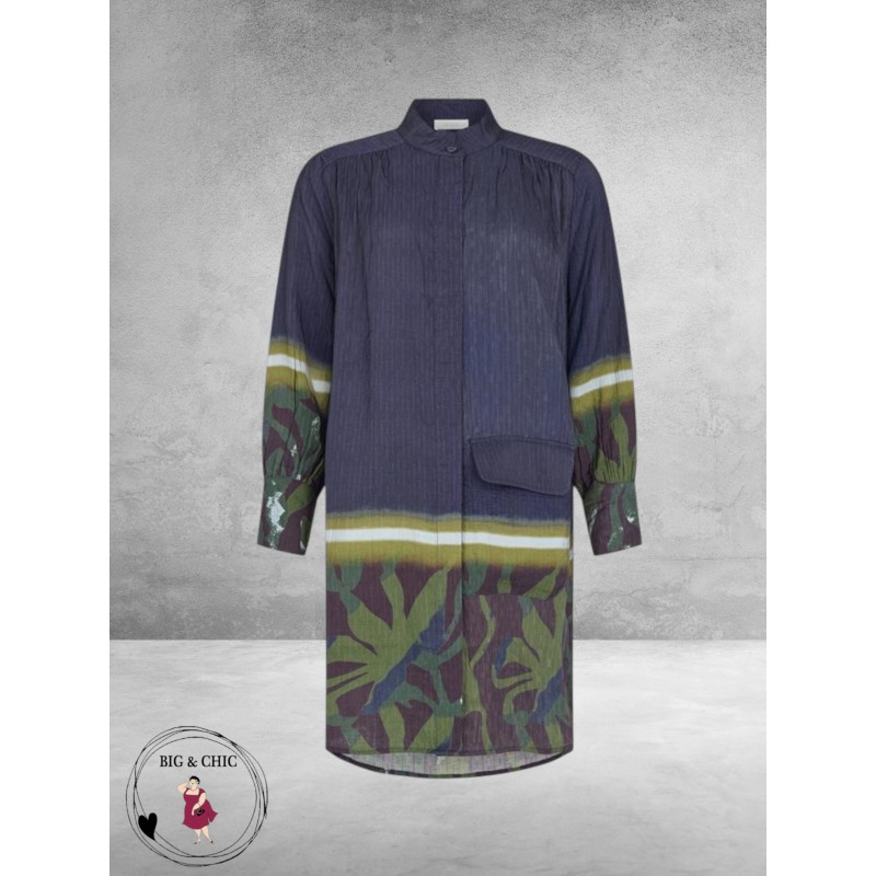 NOEN Longblouse/Jurk Blauw/Multi