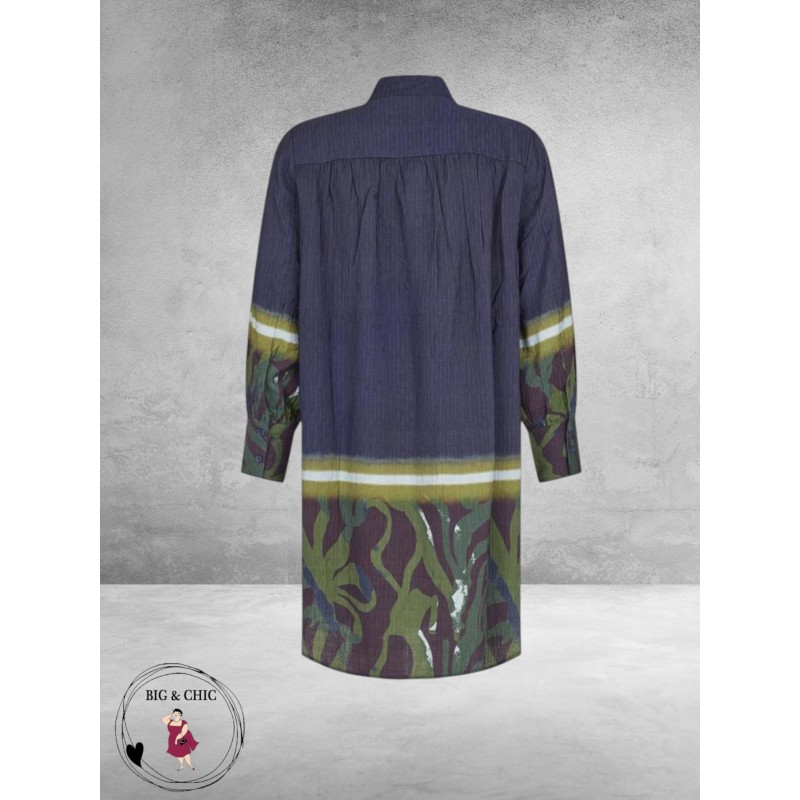 NOEN Longblouse/Jurk Blauw/Multi