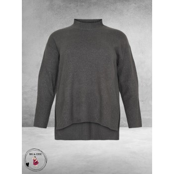 NO.1 BY OX Trui Turtle Neck Grey