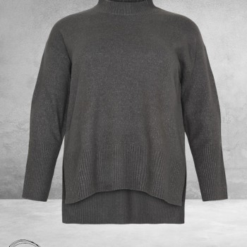 NO.1 BY OX Trui Turtle Neck Grey
