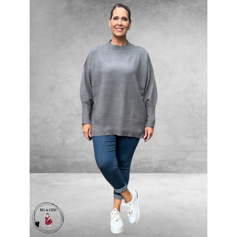 NO.1 BY OX Trui Turtle Neck Grey