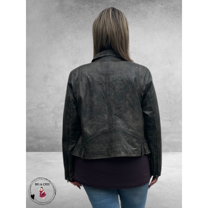 NO.1 BY OX Leren Biker Jas Vinted 