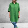 No.1 by OX Longblouse – Tijdloze Klassieker Mint Groen