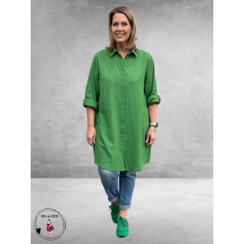 No.1 by OX Longblouse – Tijdloze Klassieker Mint Groen