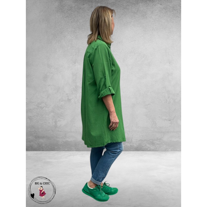 No.1 by OX Longblouse – Tijdloze Klassieker Mint Groen