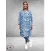 NO.1 By OX Jurk Smock Blauw-Wit 