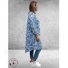 NO.1 By OX Jurk Smock Blauw-Wit 