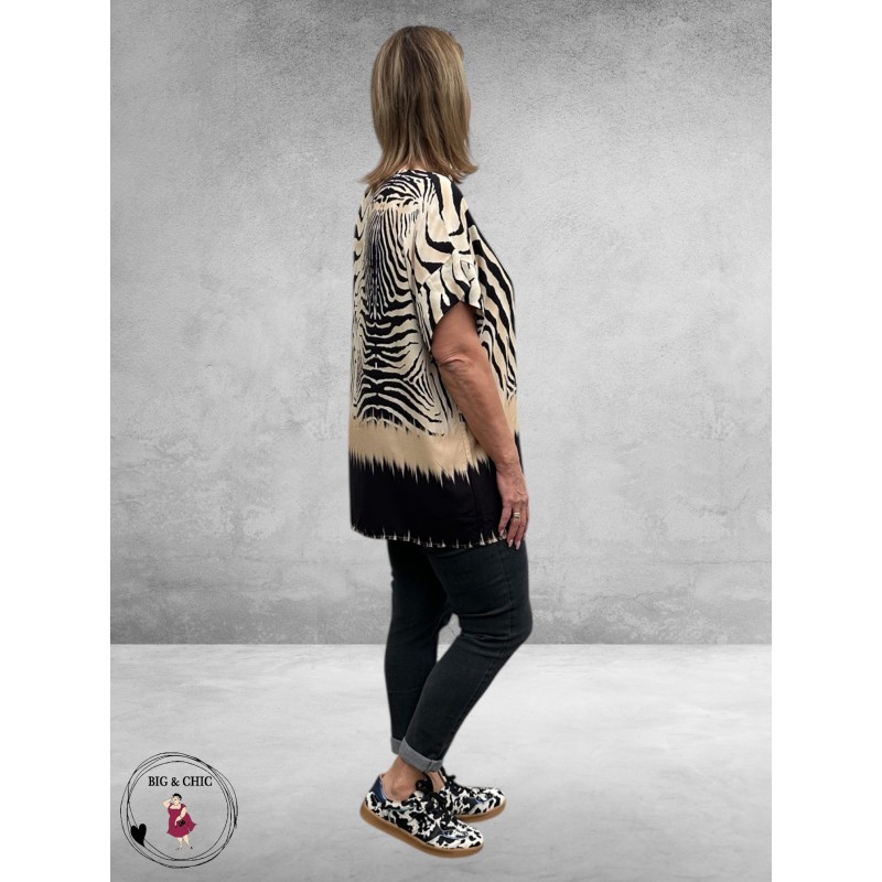 No.1 by OX Blouse-Shirt Tijgerprint