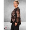 NO.1 By OX Blouse Plissé Bruin/Flowers