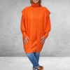 NO.1 BY OX Cardigan Mouwloos Flower Oranje