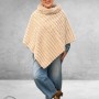 BG Poncho Fake Fur Creme