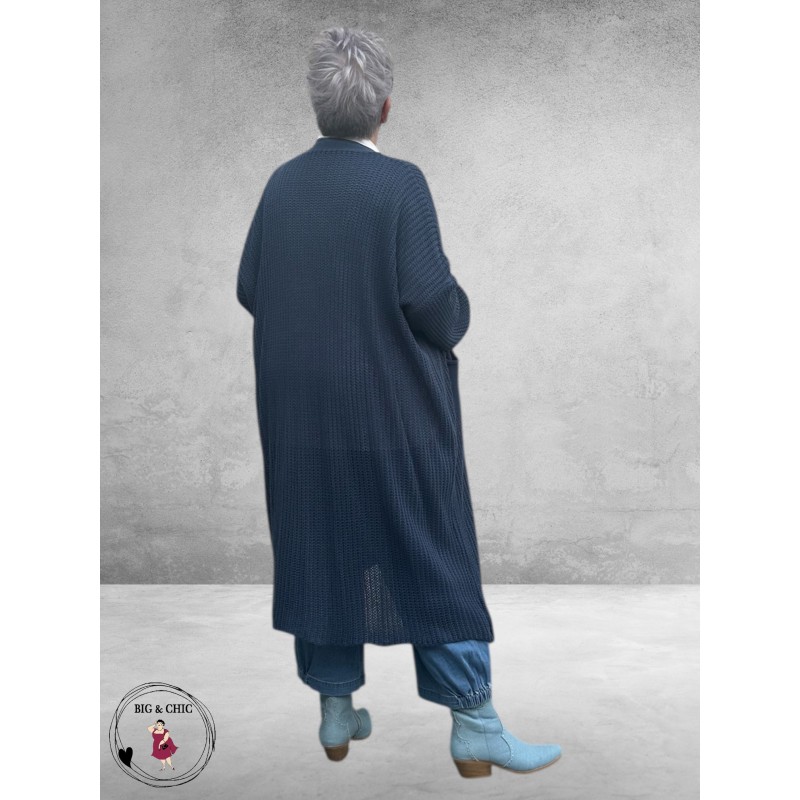 NEW COLLECTION Vest Gebreid Jeans Blauw