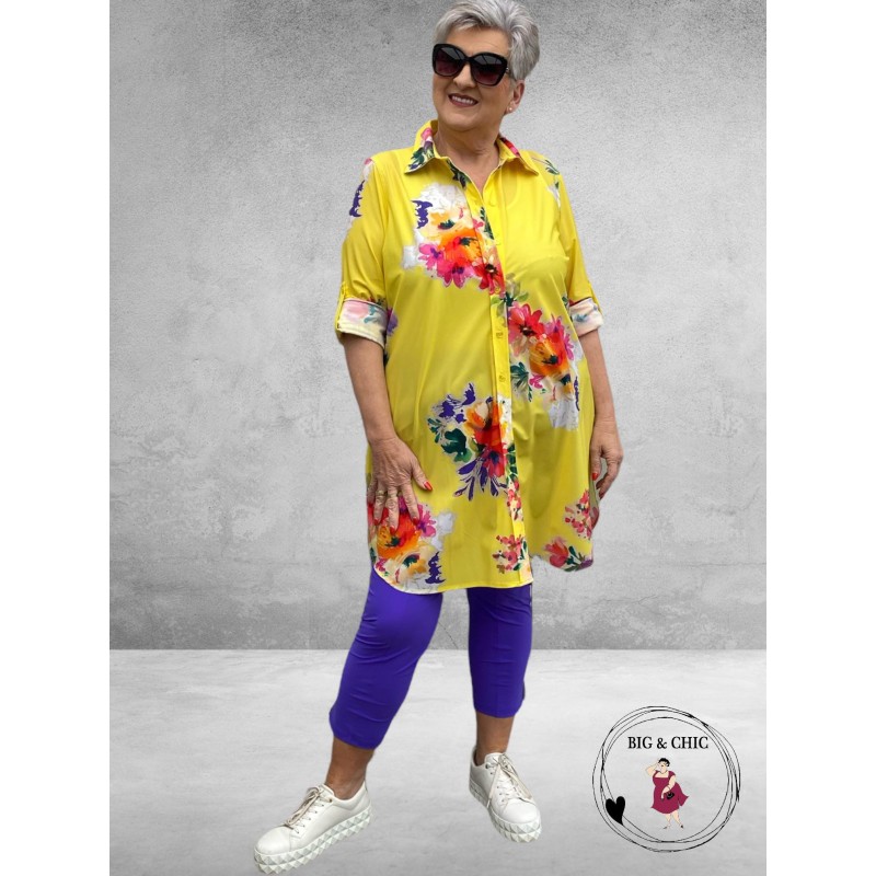 Only-M Travel Pantalon Enkel Broek  Met Splitje  VIOLETTA