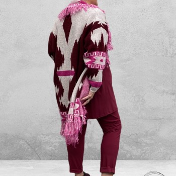 Only-M Travel Pantalon 036 Sporty STRAK BORDEAUX