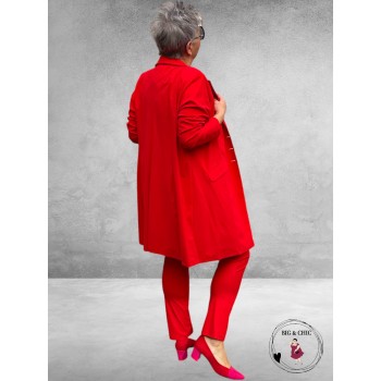 Only-M Travel Pantalon 036 Strak ROSSO AMORE