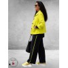 Only-m Travel Broek Navy/Geel Pijping