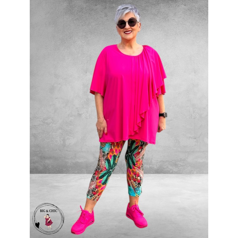 Only-m Tuniek Travel Overslag Pink