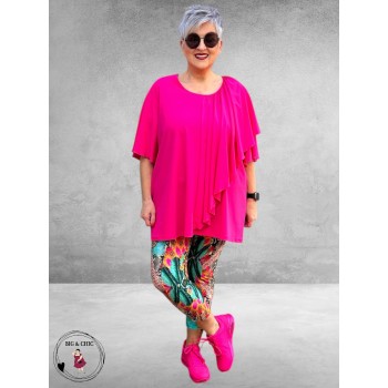 Only-m Tuniek Travel Overslag Pink