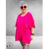 Only-m Tuniek Travel Overslag Pink