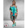 Only-M Blazer Long Stampa Azzur Travel