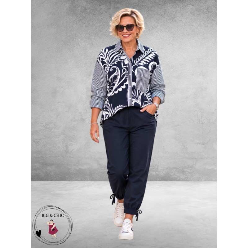 ONLY-M Barrel Travel Strong Pantalon Navy