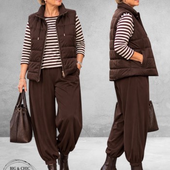 ONLY-M Barrel Travel Strong Pantalon Nutella Bruin