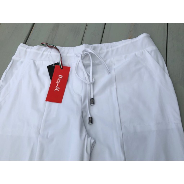 Only-M Capri Broek Aqua Travel Maat 42