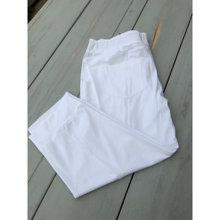 Only-M Capri Broek Aqua Travel Maat 42