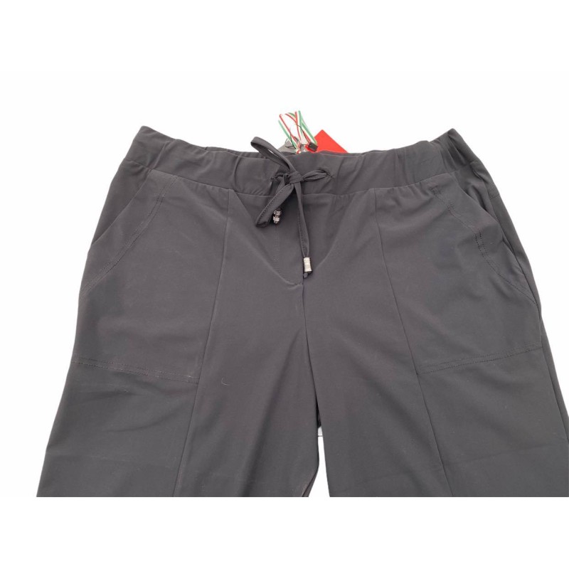 Only-M Travel Pantalon Enkel Broek  Met Splitje NAVY