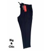 Only-M Travel Pantalon Enkel Broek  Met Splitje NAVY