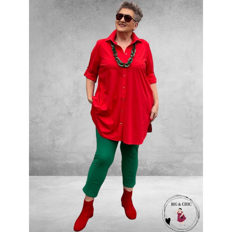 Only-M Travel Pantalon Enkel Broek  VERDE ITALIA