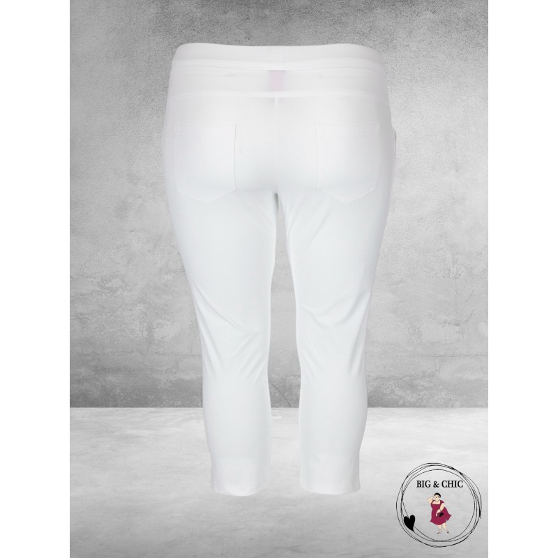 Only-M Travel Capri Broek 3/4 Wit 022