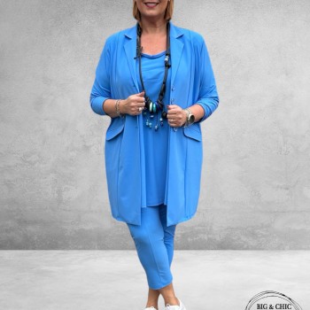 Only-M Travel Pantalon Enkel Broek  Met Splitje  LAVANDA