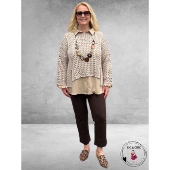 ONLY-M Pantalon Travel 044 Nutella Strong