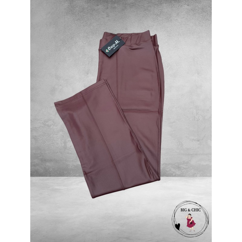 ONLY-M Pantalon Leerlook PELLE FLAIR Cognac