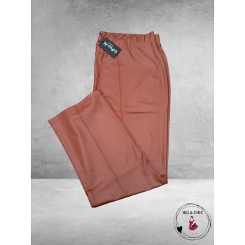 ONLY-M Pantalon Leerlook PELLE FLAIR Cognac