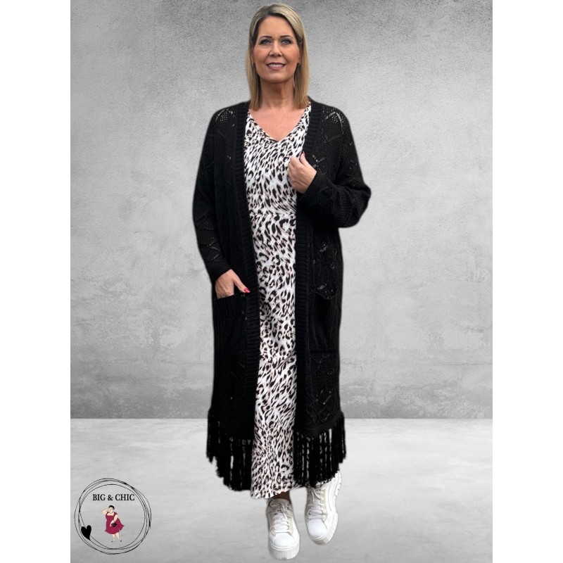 ONLY-M Jurk Mouwloos Travel Leopard