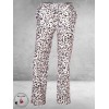 Only-M Pantalon Travel  LEOPARD Wit/Zwart Beige