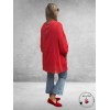 Only-M Crepon Roezel Blouse Rood