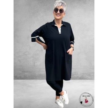 ONLY-M Jurk Sporty Travel Pique Navy