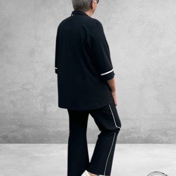 Only-M Poloshirt Sporty Travel Piquet