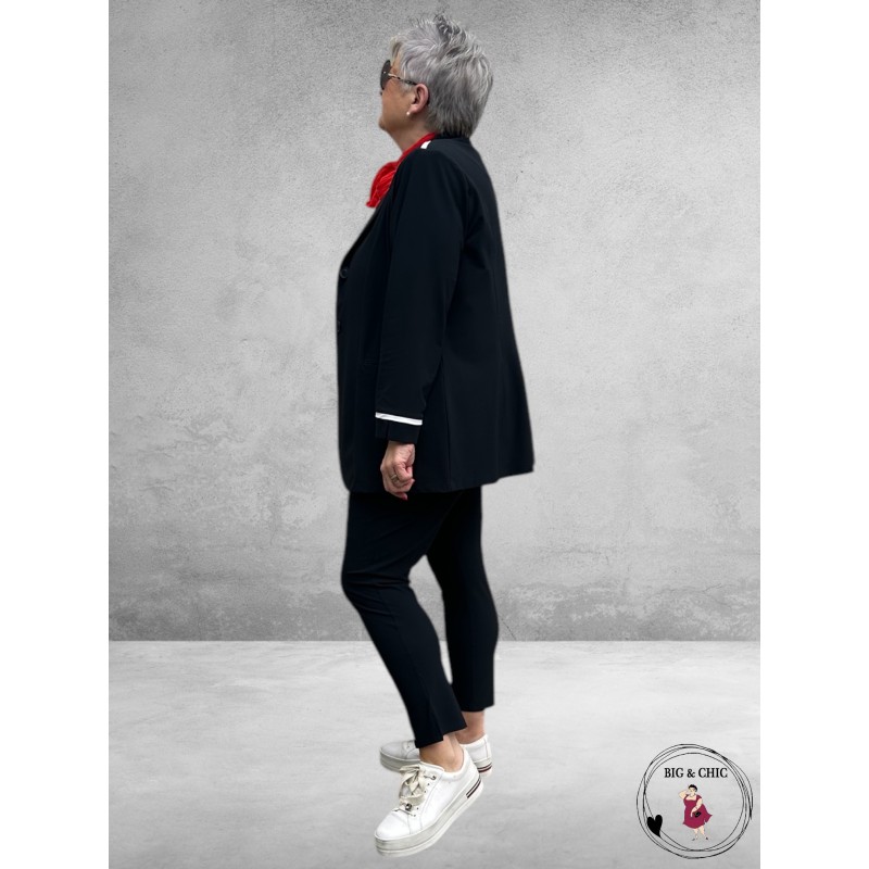 Only-M Sporty Travel Pique Broek 7/8 Navy