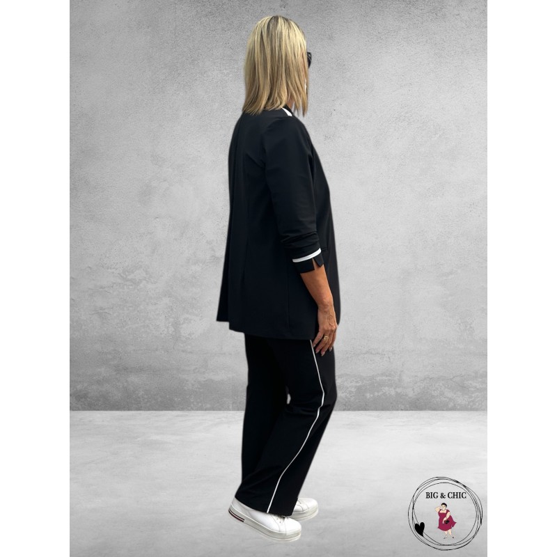 ONLY-M Blazer Sporty Travel Pique Zwart