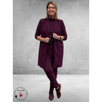 Only-M Travel Pantalon-Broek Vino Rosso Strong