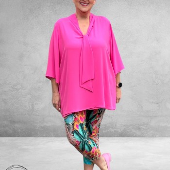 Only-M Travel Pantalon Enkel Stampa Azzuro