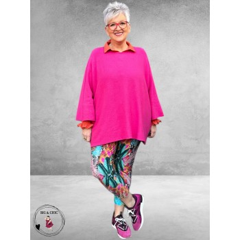 Only-M Travel Pantalon Enkel Stampa Azzuro