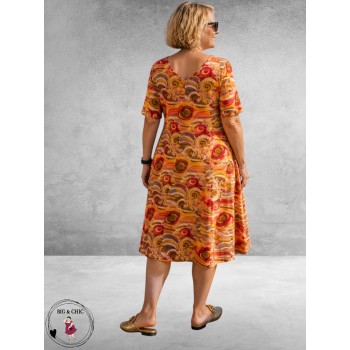 Ophilia Jurk Liana Lollipop Red