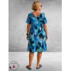 Ophilia Jurk Liana Electric Blue